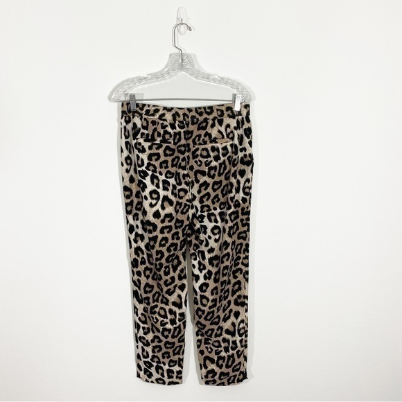 Banana Republic Hayden Leopard Pull‎ On Pants Small - Picture 7 of 10